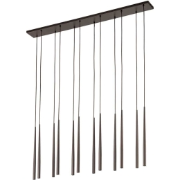 Φωτιστικό Οροφής - Ράγα Piano 10111 120x12x140cm 12xG9 8W Brown TK Lighting