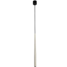 Φωτιστικό Οροφής Piano 10116 2,5x140cm 1xG9 8W Black-Gold TK Lighting