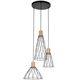 Φωτιστικό Οροφής Modesto 10188 50x50x120cm 3xGu10 10W Natural-Black TK Lighting