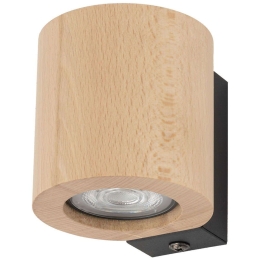 Φωτιστικό Τοίχου - Απλίκα Eve 10197 8x8,5x10cm 1xGu10 10W Natural-Black TK Lighting