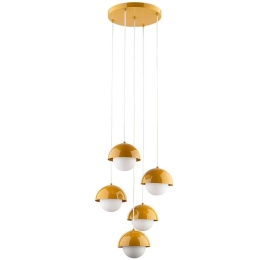 Φωτιστικό Οροφής Bono 10268 32x32x140cm 5xG9 8W Ochre TK Lighting