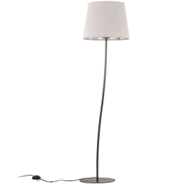 Φωτιστικό Δαπέδου Nicola 16028 Φ44x150cm 1xE27 15W Brown-Grey TK Lighting