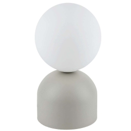 Φωτιστικό Επιτραπέζιο Miki 16038 Φ12x21cm 1xG9 8W Beige TK Lighting Ατσάλι,Πλαστικό