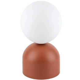 Φωτιστικό Επιτραπέζιο Miki 16042 Φ12x21cm 1xG9 8W Brick TK Lighting Ατσάλι,Πλαστικό