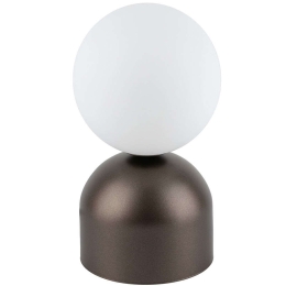 Φωτιστικό Επιτραπέζιο Miki 16043 Φ12x21cm 1xG9 8W Brown TK Lighting Ατσάλι,Πλαστικό