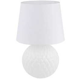 Φωτιστικό Επιτραπέζιο Santana 16046 Φ39x60cm 1xE27 15W White TK Lighting