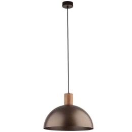 Φωτιστικό Οροφής Oslo 4508 Φ33,5x170cm 1xΕ27 15W Brown-Natural TK Lighting