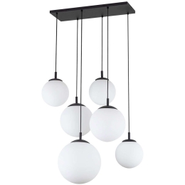 Φωτιστικό Οροφής Esme 4793 77x47x140cm 6xE27 15W Black-White TK Lighting