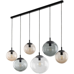 Φωτιστικό Οροφής - Ράγα Esme 4797 130x3x150cm 6xE27 15W Multi TK Lighting