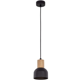 Φωτιστικό Οροφής Cairo 4894 Φ11,5x150cm 1xE27 15W Natural-Black TK Lighting
