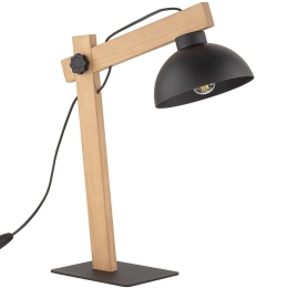 Φωτιστικό Επιτραπέζιο Oslo 5346 42x18x52cm 1xE27 15W Natural-Black TK Lighting