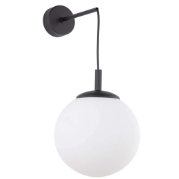 Φωτιστικό Τοίχου - Απλίκα Esme 5388 18x27x45cm 1xE27 15W Black-White TK Lighting