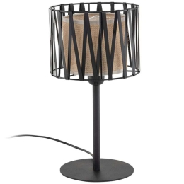 Φωτιστικό Επιτραπέζιο Harmony 5889 Φ20x37cm 1xE27 15W Natural-Black TK Lighting