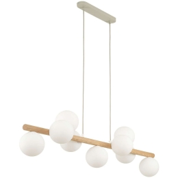 Φωτιστικό Οροφής - Ράγα Estera 5906 117x28x125cm 9xG9 6W Beige-White TK Lighting