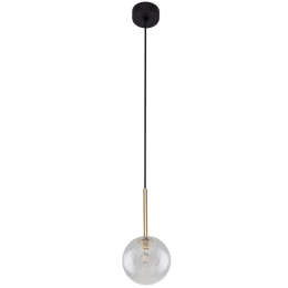 Φωτιστικό Οροφής Nilos 5941 Φ12x160cm 1xG9 6W Black-Gold TK Lighting