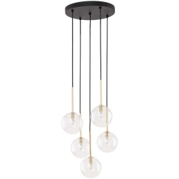Φωτιστικό Οροφής Nilos 5943 35x35x97cm 5xG9 6W Black-Gold TK Lighting