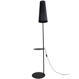 Φωτιστικό Δαπέδου Zing 5959 Φ36x170cm 1xE27 15W Black TK Lighting