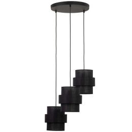 Φωτιστικό Οροφής Calisto 5981 45x45x145cm 3xE27 15W Black TK Lighting