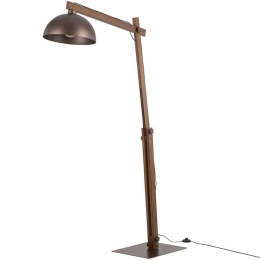 Φωτιστικό Δαπέδου Oslo 6319 80x35x180cm 1xE27 15W Walnut-Brown TK Lighting