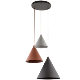 Φωτιστικό Οροφής Cono 6633 50x50x160cm 3xE27 15W Multi TK Lighting