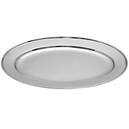 Πιατέλα Ανοξείδωτη Οβάλ UR40653500 35cm Silver K-Professional Ανοξείδωτο Ατσάλι