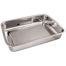 Ταψί Ορθογώνιο UR40774000 40cm Inox Max Home Ανοξείδωτο Ατσάλι