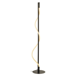 Φωτιστικό Δαπέδου Malpo V43178FBK1600 Led 20W 3000K 690Lm Φ28x160cm Black-White Aca