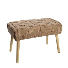 Σκαμπό VOP110 Με Ξύλινα Πόδια66X14X34cm Brown Espiel