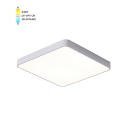 Φωτιστικό Οροφής - Πλαφονιέρα VT-2026140 LED CCT 2000lm 25W IP20 30x30x5cm White Vito