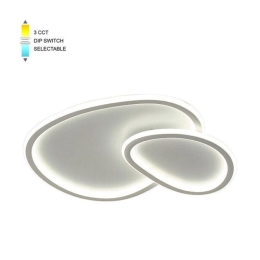 Φωτιστικό Οροφής - Πλαφονιέρα VT-2026280 LED CCT 3840lm 64W IP20 48x40x7cm White Vito