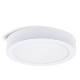 Panel Led Mini Backlit Επιφανειακό VT-2027360 12W 4000K 1320lm 16,7x3cm White Vito Στρόγγυλο