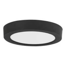 Panel Led Mini Backlit Επιφανειακό VT-2027381 18W 3000K 1980lm 21,7x3cm Black Vito Στρόγγυλο