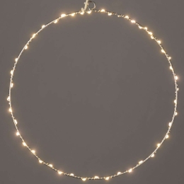 Χριστουγεννιάτικη Μπάλα Silver Round Με Φως Led X064514227 Φ30cm Clear-Silver Aca