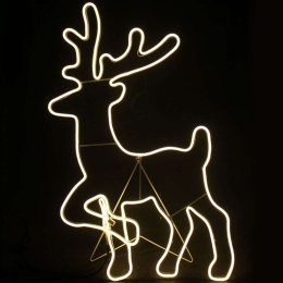 Φωτοσωλήνας Reindeer 500 Led X085001414 54x82+150cm 6W Yellow Aca