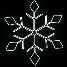 Φωτοσωλήνας Snowflake 600 Led X0860014111 66x57,5+150cm 6W Clear Aca