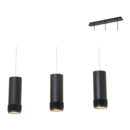 Φωτιστικό Οροφής - Ράγα YL11P318BK 3XGU10 6,5X60XH122 Black Aca Decor Αλουμίνιο