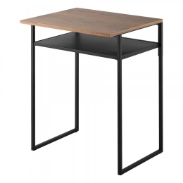 Γραφείο - Κονσόλα Tower YMZK1488 53x45,2x66,8cm Black-Walnut