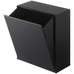 Κουτί Αποθήκευσης Επιτοίχιο YMZK5434 17x8,7/16x20cm Black Yamazaki ABS
