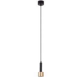 Φωτιστικό Οροφής 22181 7x16cm Led 840Lm 7W 3000K Black-Gold