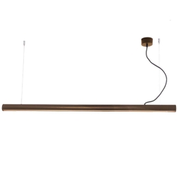 Φωτιστικό Οροφής - Ράγα 22206 141x5,3cm Dim Led 6300Lm 45W 3000K Brown