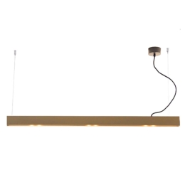 Φωτιστικό Οροφής - Ράγα 22208 142x4,8x7,8cm Dim Led 7560Lm 54W Bronze-Gold