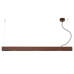 Φωτιστικό Οροφής - Ράγα 22209 142x4,8x7,8cm Dim Led 7560Lm 54W Brown-Black
