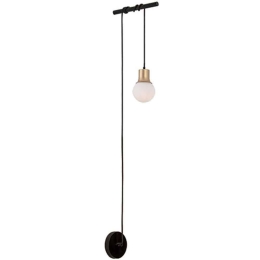 Φωτιστικό Τοίχου - Απλίκα 22219 25x22cm 1xG9 9W Black-Gold