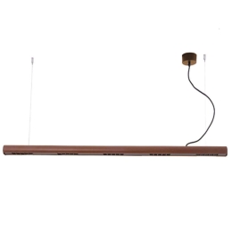 Φωτιστικό Οροφής - Ράγα 22222 141x5,3cm Dim Led 5500Lm 50W 3000k Brown-Black