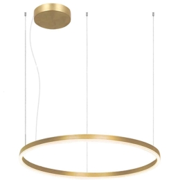 Φωτιστικό Οροφής 22240 Φ80x200cm Dim Led 4400Lm 55W 3000K Gold