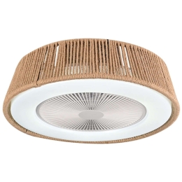 Ανεμιστήρας Οροφής 23001 Με Φως Dim Led Και Τηλεχειριστήριο Φ57x22cm 13W Natural-White Διάμετρος 57cm