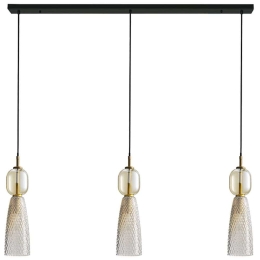 Φωτιστικό Οροφής - Ράγα 23009 105x6,5x160cm 3xE14 40W Brass