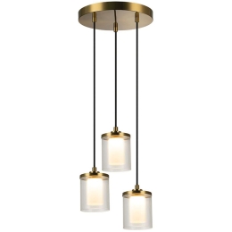 Φωτιστικό Οροφής 23021 Φ30x220cm Dim Led 2214lm 20W 3000K Gold