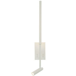 Φωτιστικό Τοίχου - Απλίκα 23040 9x9,7x63,5cm Led 141/178lm 2,5/5W 3000K White