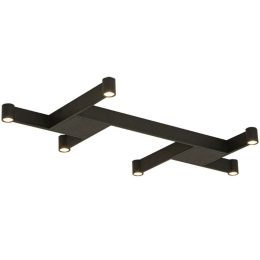 Φωτιστικό Οροφής - Πλαφονιέρα 23042 80x45x3cm Dim Led 1856lm 23W 3000K Black